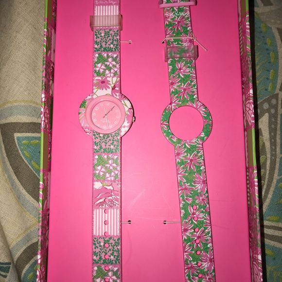 Lily Pulitzer Interchangeable Watch Patchtastic Pattern - Picture 1 of 2
